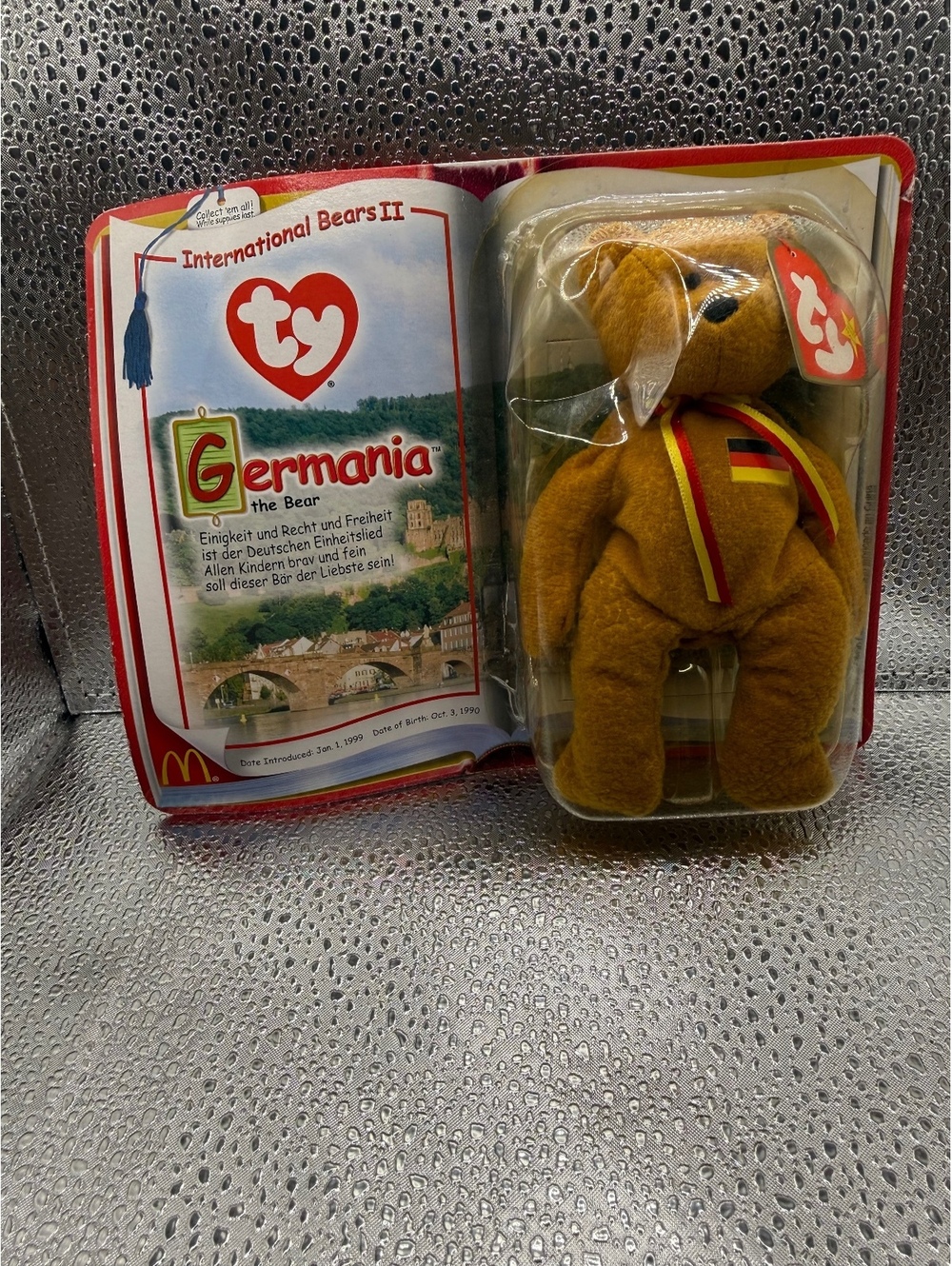 Ty Beanie Baby Germania The Bear International Bears II McDonald's 1999